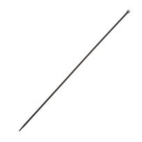 Tvirtinimo dirželis Elematic, 4,8 x 430 mm, juodas