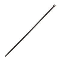 Tvirtinimo dirželis Elematic, 3,6 x 200 mm, juodas