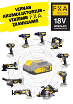 akumuliatorinis graztas - FXA JD5083 - 2 nuotrauka