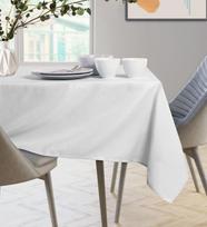 balt stalt - AmeliaHome Empire Tablecloth HMD White 140x160cm - 5 nuotrauka
