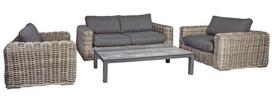 Home4you Calista Garden Furniture Set Grey