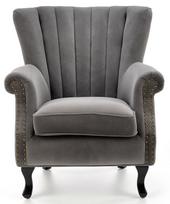 pilka fotel - Fotelis Halmar Titan, juodas/pilkas, 73 cm x 70 cm x 87 cm - 3 nuotrauka