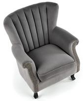 pilka fotel - Fotelis Halmar Titan, juodas/pilkas, 73 cm x 70 cm x 87 cm - 5 nuotrauka
