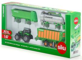 priekabos vilkiko - Siku DEUTZ-FAHR With Joskin Trailer Set 1848 - 3 nuotrauka
