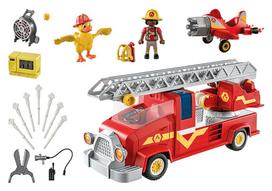 playmobil gaisrine - Konstruktorius Playmobil Duck On Call Fire Rescue Truck, 70 vnt. - 2 nuotrauka