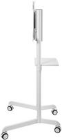 mobilus tv stovas - NEWSTAR MOBILE FLAT SCREEN FLOOR STAND (HEIGHT: 160 CM) 37-70" WHITE - 2 nuotrauka