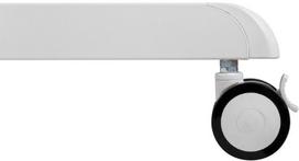 mobilus tv stovas - NEWSTAR MOBILE FLAT SCREEN FLOOR STAND (HEIGHT: 160 CM) 37-70" WHITE - 4 nuotrauka