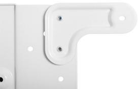mobilus tv stovas - NEWSTAR MOBILE FLAT SCREEN FLOOR STAND (HEIGHT: 160 CM) 37-70" WHITE - 6 nuotrauka