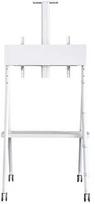 monitoriu laikiklis baltas - NEWSTAR MOBILE FLAT SCREEN FLOOR STAND (HEIGHT: 110 - 144 CM) 32-65" WHITE - 6 nuotrauka