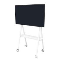 monitoriu laikiklis baltas - NEWSTAR MOBILE FLAT SCREEN FLOOR STAND (HEIGHT: 110 - 144 CM) 32-65" WHITE - 9 nuotrauka