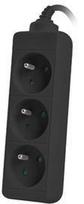 power cable 3.5 - Lanberg Power Strip 1.5m Black PS0-03E-0150-BK - 3 nuotrauka