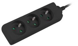 power cable 3.5 - Lanberg Power Strip 1.5m Black PS0-03E-0150-BK - 4 nuotrauka