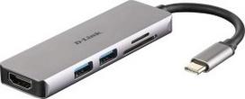 sd card usb c reader - D-LINK DUB-M530 - 1 nuotrauka