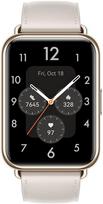 ismanieji laikrodziai rozinis - Huawei Watch Fit 2 Classic Moon White (Baltas) - 1 nuotrauka