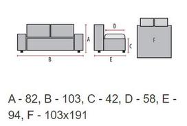 pilka fotel - Fotelis Signal Meble Billy, pilkas, 94 cm x 103 cm x 82 cm - 6 nuotrauka