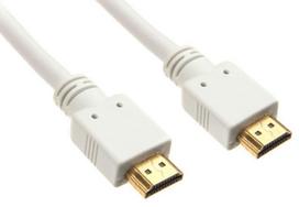 hdmi laidas 2m - InLine 4K UHD Copper Wire Cable HDMI To HDMI 2m White - 1 nuotrauka