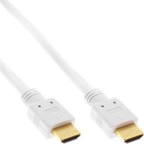 hdmi laidas 2m - InLine 4K UHD Copper Wire Cable HDMI To HDMI 2m White - 2 nuotrauka