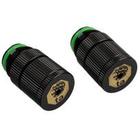 BitsPower Touchaqua Water Outlet G1/4" AG 2pcs Black/Green