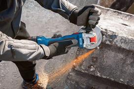 bosch 18v kampinis slifuoklis - Bosch X-LOCK GWX 18V-7 rinkinys - 2 nuotrauka