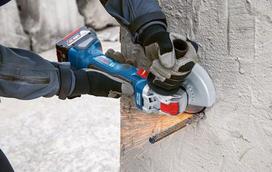 bosch 18v kampinis slifuoklis - Bosch X-LOCK GWX 18V-7 rinkinys - 3 nuotrauka