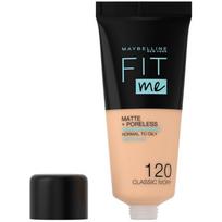 pudra maybelline - Maybelline Fit Me Matte & Poreless makiažo pagrindas - 120 Classic Ivory - 2 nuotrauka
