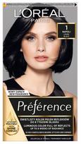 Loreal Préférence ilgalaikiai plaukų dažai - 1 Napoli Black