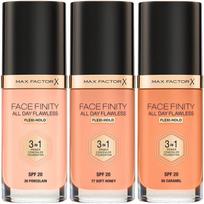 max factor facefinity all day flawless 3in1 - Max Factor Facefinity 3in1 makiažo pagrindas - 70 Warm Sand - 4 nuotrauka