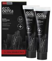 aktyvuots - Ecodenta Black Whitening Toothpaste juoda balinamoji pasta su aktyvuota anglimi 2x100 ml. - 2x100 ml. - 1 nuotrauka