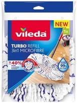 spin mop sluota - Vileda šluostė šepečiui 3in1 Microfibre - 4 nuotrauka