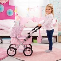 bayer design leliu vezimelis trendy - Bayer - Dolls Pram Trendy - Pink Leopard Print (13002AA) - 4 nuotrauka