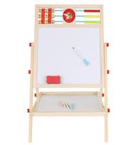 lavinamasis dvipusis - Piešimo lenta Kruzzel Double-Sided Wooden Board 9449 - 7 nuotrauka