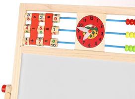 lavinamasis dvipusis - Piešimo lenta Kruzzel Double-Sided Wooden Board 9449 - 12 nuotrauka