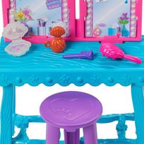 leles enchantimals - Lėlė Mattel Enchantimals Stinkin Cute Vanity With Sage Skunk GJX34, 15 cm - 5 nuotrauka