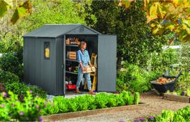 sodo nameliai - Keter Darwin 6x8, 1900 mm x 2440 mm x 2210 mm - 2 nuotrauka