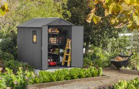 sodo nameliai - Keter Darwin 6x8, 1900 mm x 2440 mm x 2210 mm - 4 nuotrauka