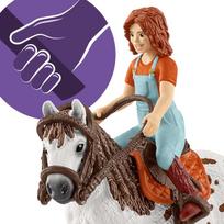 schleich horse - Žaislinė figūrėlė Schleich Horse Club Mia & Spotty 42518 - 7 nuotrauka