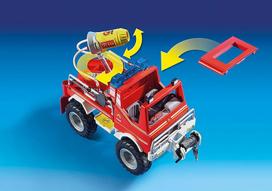 playmobil gaisrine - Playmobil City Action Fire Truck 9466 - 3 nuotrauka