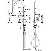kriaukle - Hansgrohe 72800800 Talis M54 matinis - 4 nuotrauka