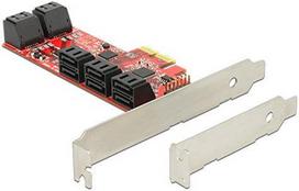 pci sata - Delock karta PCI Express x2 - 10x internal SATA low profile - 2 nuotrauka