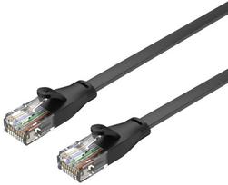 rj45 kabelis 3m - Kabelis Unitek, juoda, 3 m - 1 nuotrauka