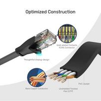 rj45 kabelis 3m - Kabelis Unitek, juoda, 3 m - 7 nuotrauka