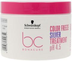 Schwarzkopf Professional BC Color Freeze Silver Treatment Sidabrinė kaukė šviesintiems plaukams, 500ml