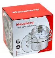 klausberg garu puodas - Rinkinys Klausberg Steam Pot KNFF1203, 220 mm, 4 l - 3 nuotrauka