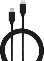 Pirkti Cable Lightning MFI Type C 1.2m 3A By Bigben Black - Photo 1