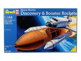revell konstruktoriai - Revell Space Shuttle Discovery And Booster Rockets 1:144 04736R - 3 nuotrauka