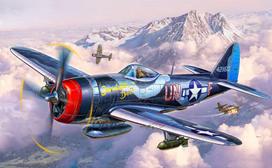 revell konstruktoriai - REVELL modelis sudedamas lėktuvas P-47 M Thunderbolt, 63984 - 3 nuotrauka