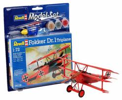 Revell Model Set Fokker DR1 1:72 64116R