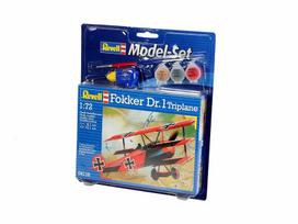 revell konstruktoriai - Revell Model Set Fokker DR1 1:72 64116R - 4 nuotrauka