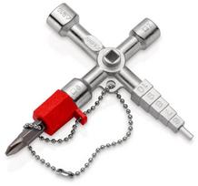 universalus raktas elektros - Universalus raktas elektros spintoms, 00 11 04 KNIPEX - 2 nuotrauka