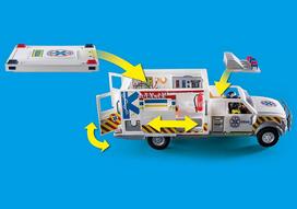 playmobil city action - PLAYMOBIL CITY ACTION Greitosios pagalbos automobilis su šviesomis ir garsu, 70936 - 3 nuotrauka